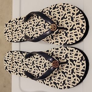 Tory Burch - Thin - Navy Blue - Flip Flop